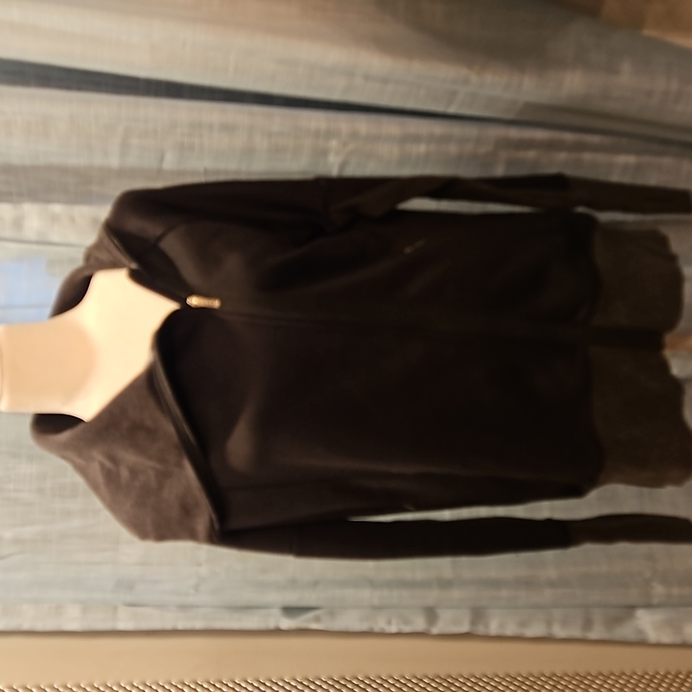 VSX Vicoria's Secret Sport Asymmetrical Zip Jacket Black Size M